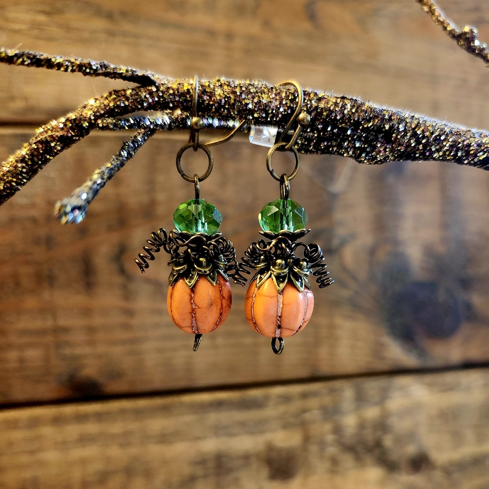 B1G1! Autumn Pumpkin Earrings!